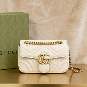 Gucci GG Marmont Small Matelassé Shoulder Bag